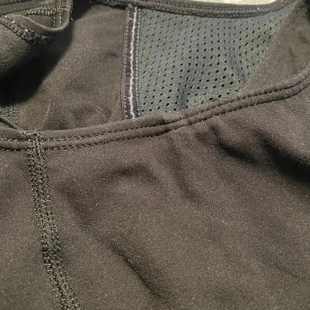 Vintage 90s Patagonia Sports Bra Black 34/36 BC USA Logo Yoga Gym Unpadded Lined